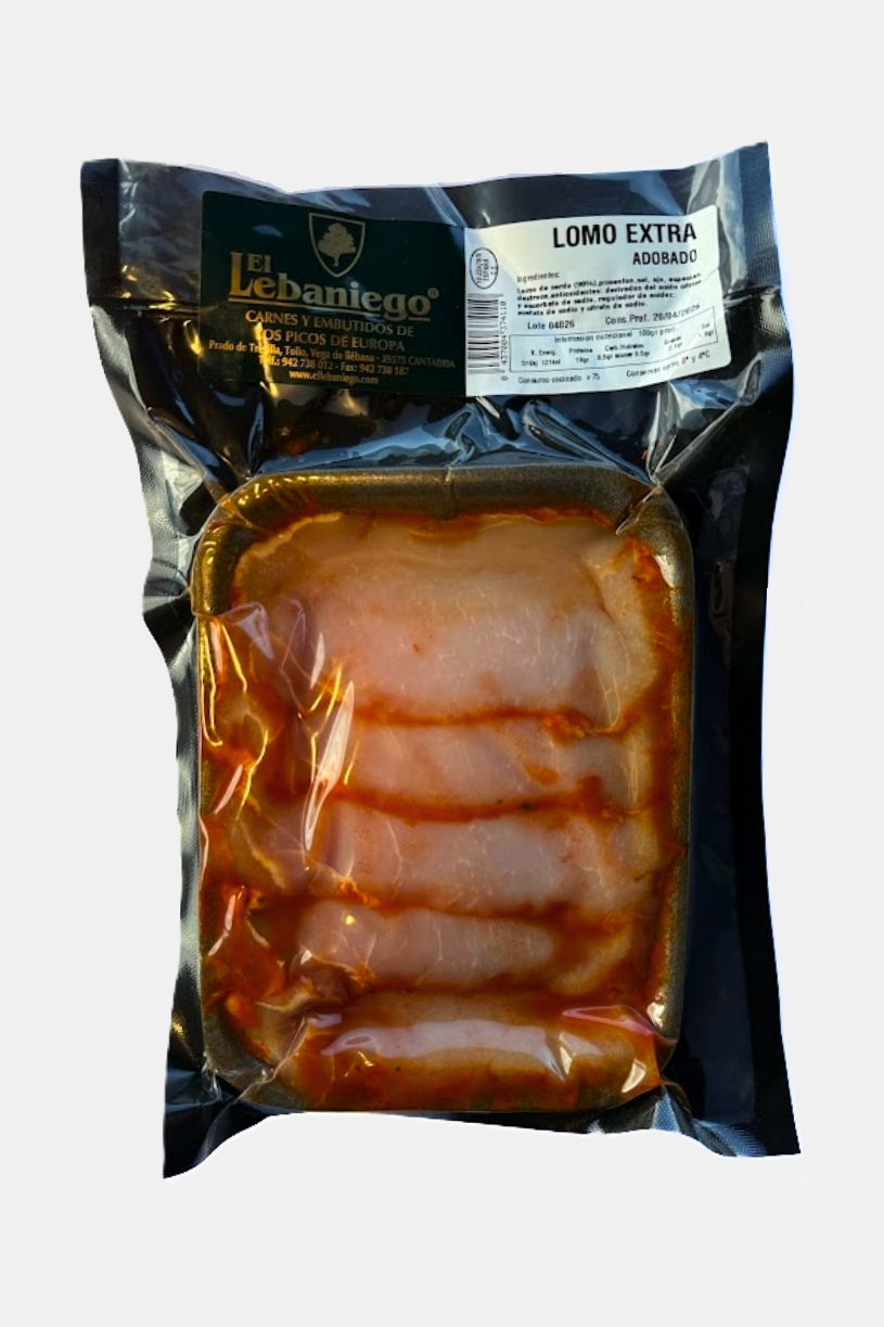 lomo adobado extra fileteado en bandeja lomo adobado extra fileteado en bandeja